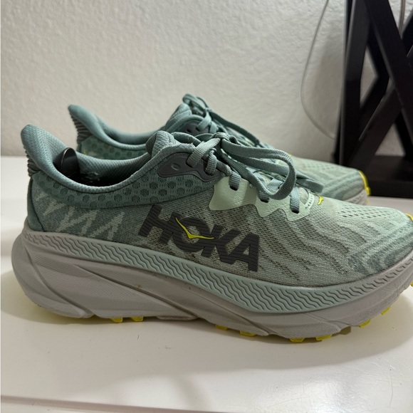 Hoka challenger atr 7Women's Athletic Shoes in Teal and Gray - Picture 2 of 12